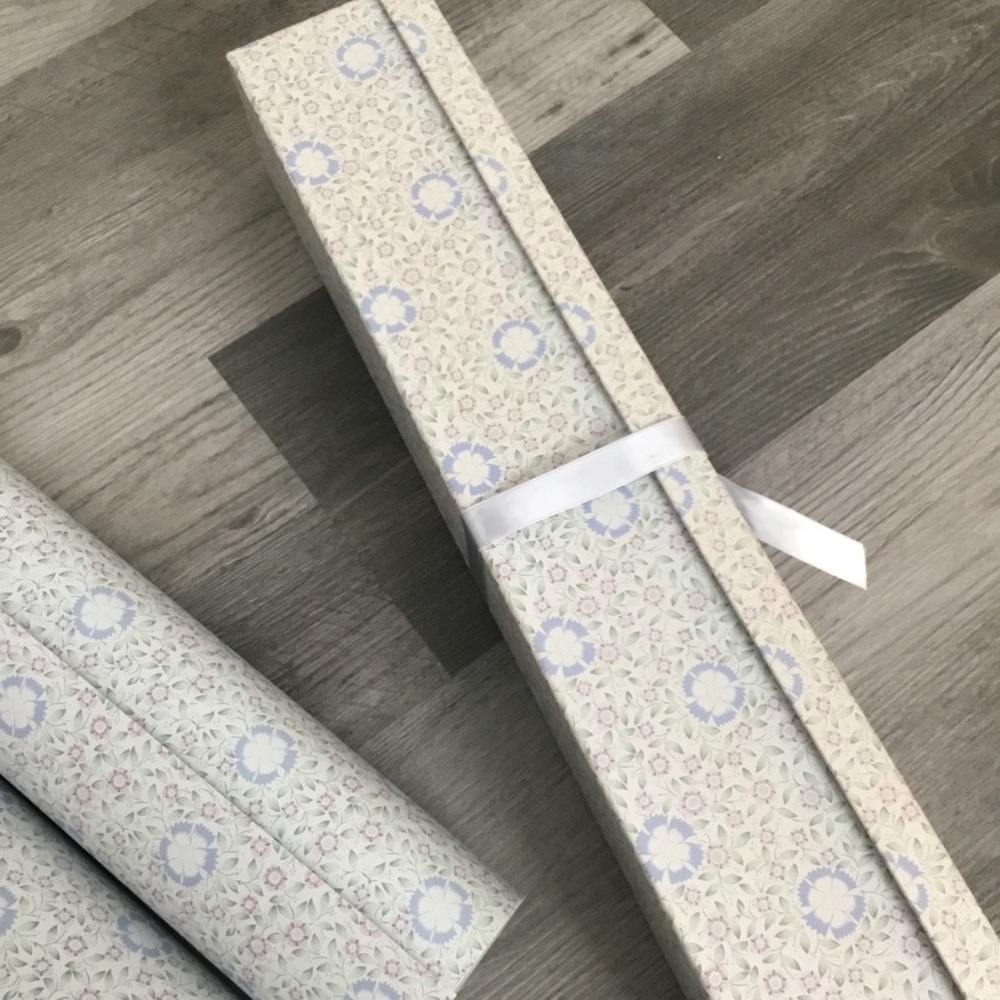 ✨Vintage Scented Blue Floral Drawer Liner Paper in Box - Picture 5 of 8